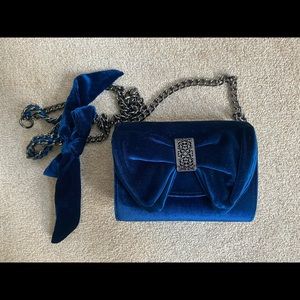 Nine West Velvet Mini Crossbody Bag